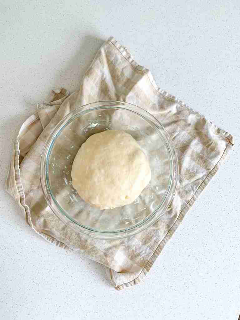 fermented sourdough brioche bun dough