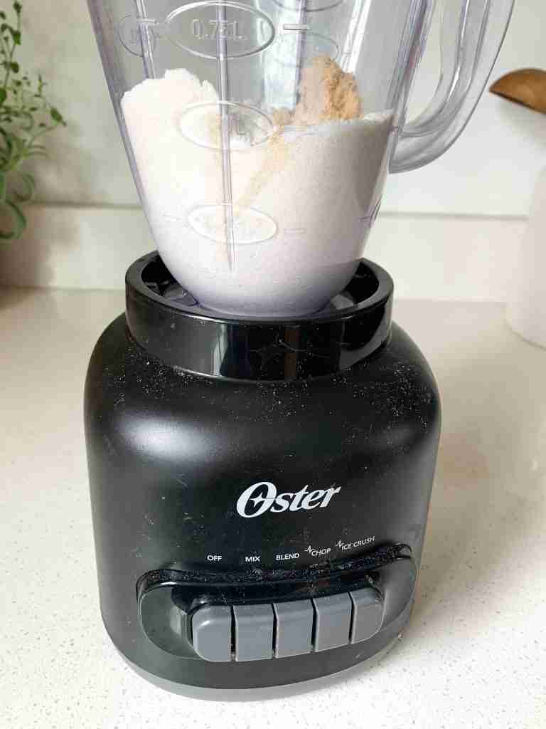 blending sugars for sourdough angel food cake