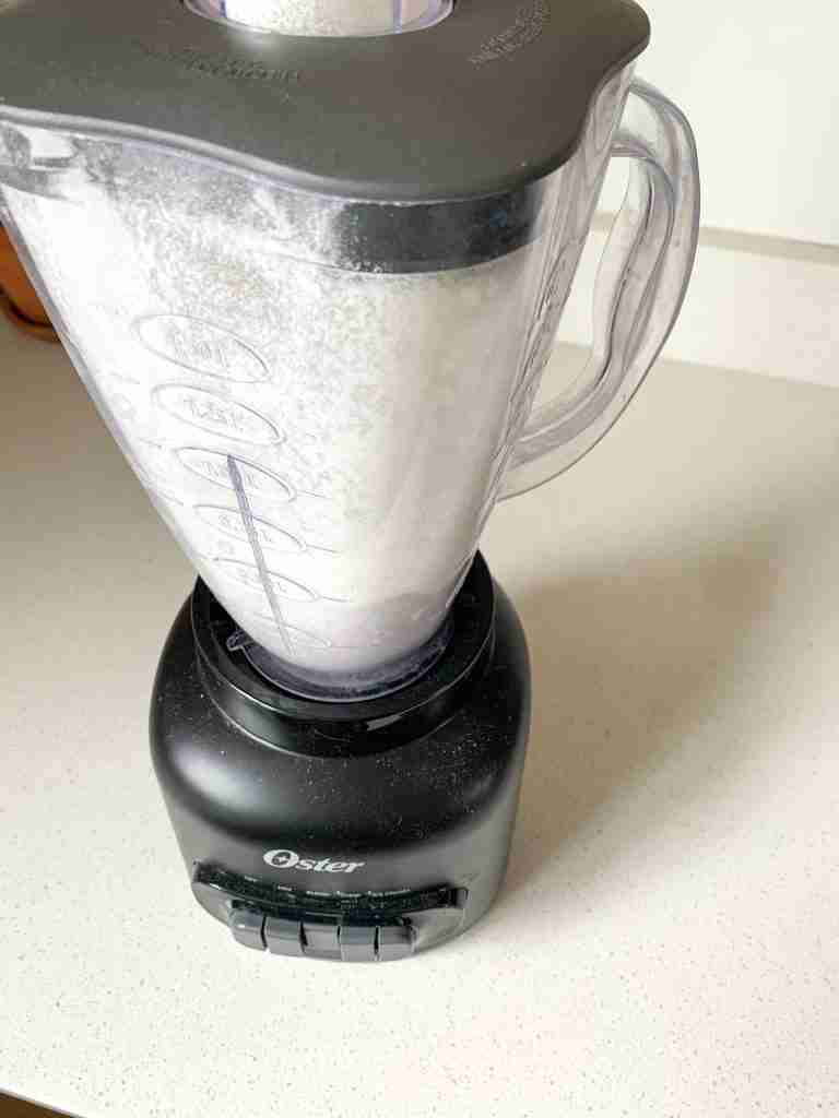 blending flour for sourdough angel food cake