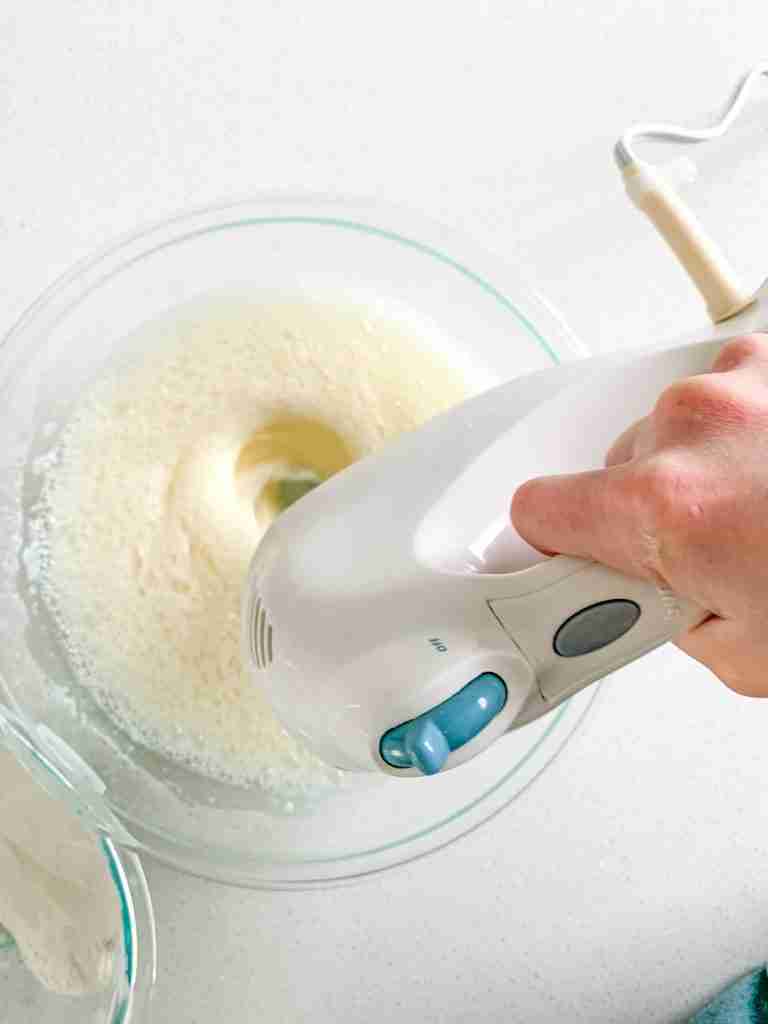 whipping egg whites for sourdough angel food cake