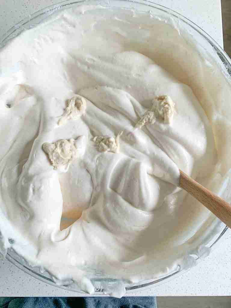 adding sourdough to angel food cake batter
