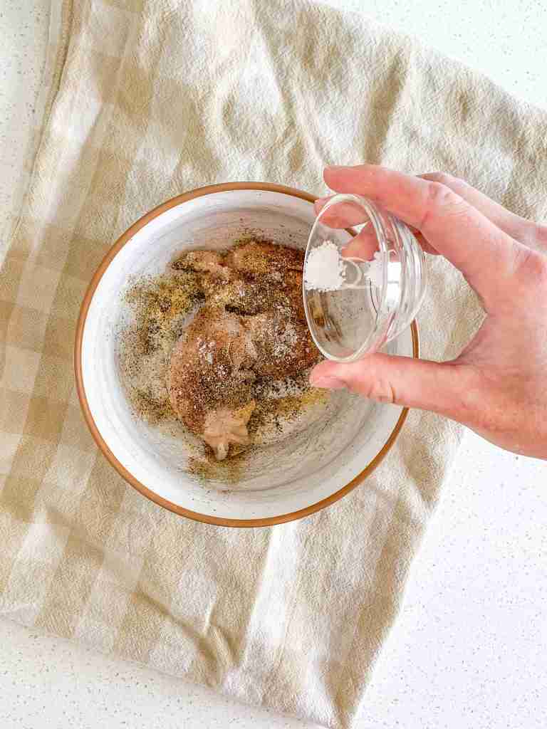seasoning a chicken breast