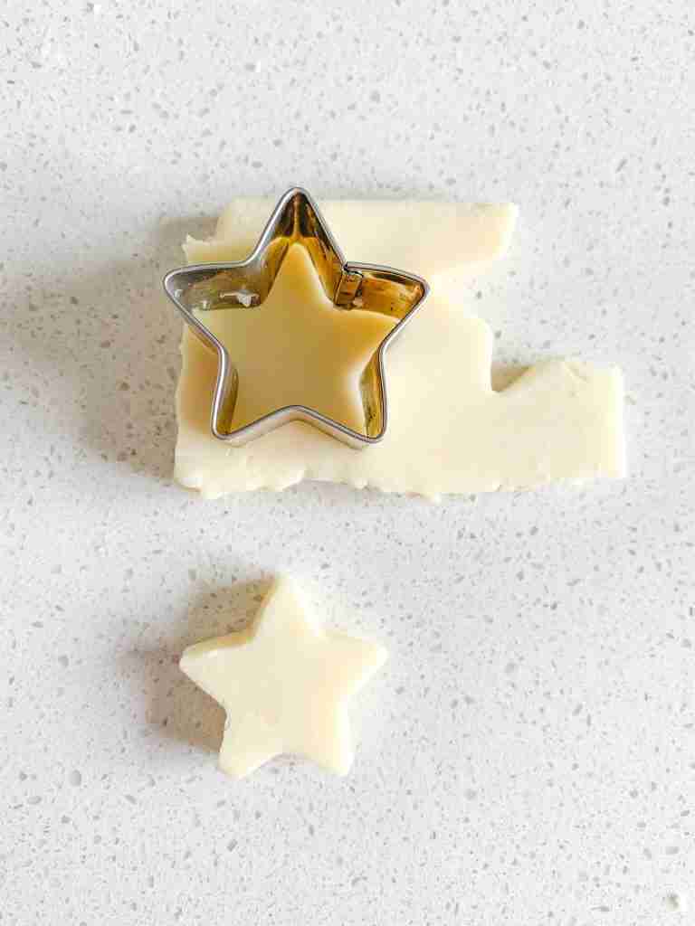 cutting stars out of cheese