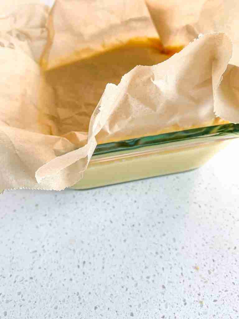 peach curd covered and ready for fridge