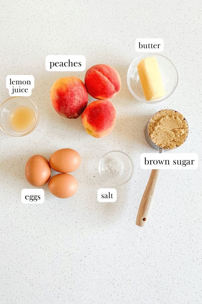 peach curd labeled ingredients