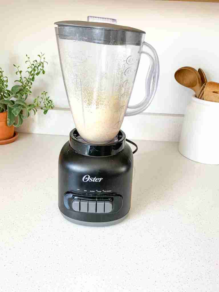 blending course cornmeal until fine