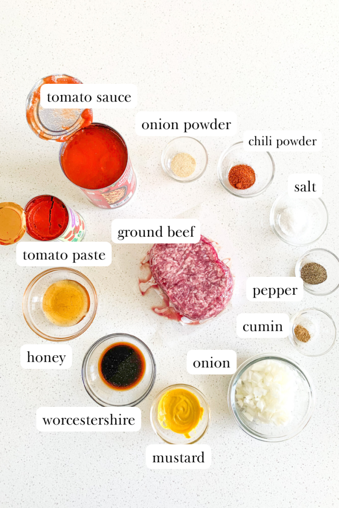 coney dog sauce labeled ingredients