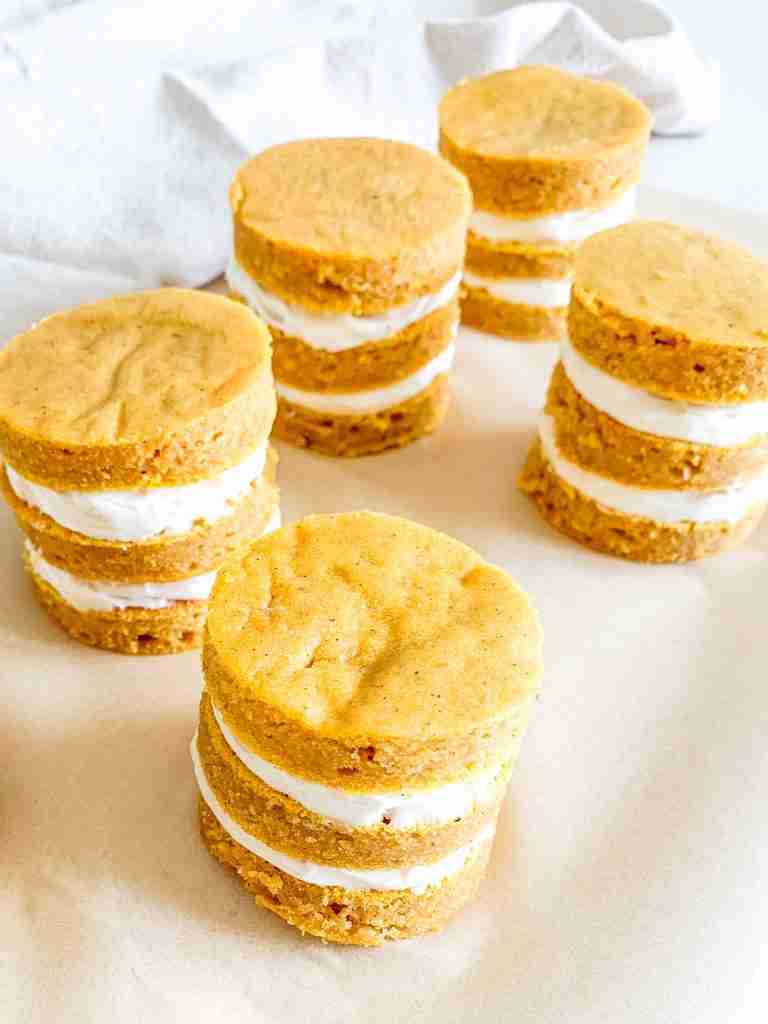 freshly made sourdough pumpkin roll bites