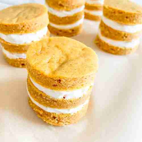 freshly made sourdough pumpkin roll bites