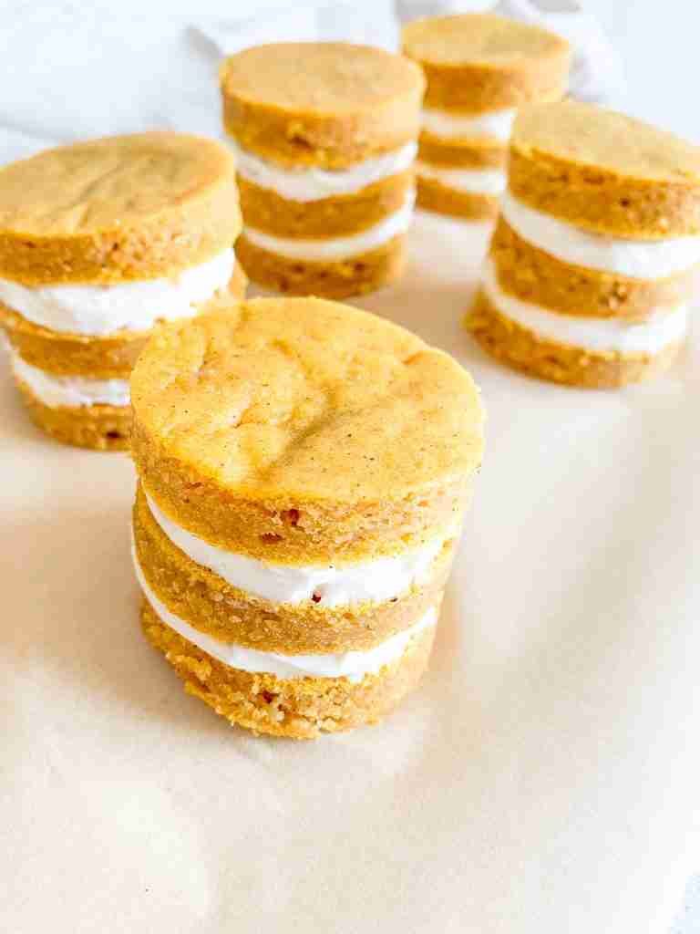 freshly made sourdough pumpkin roll bites