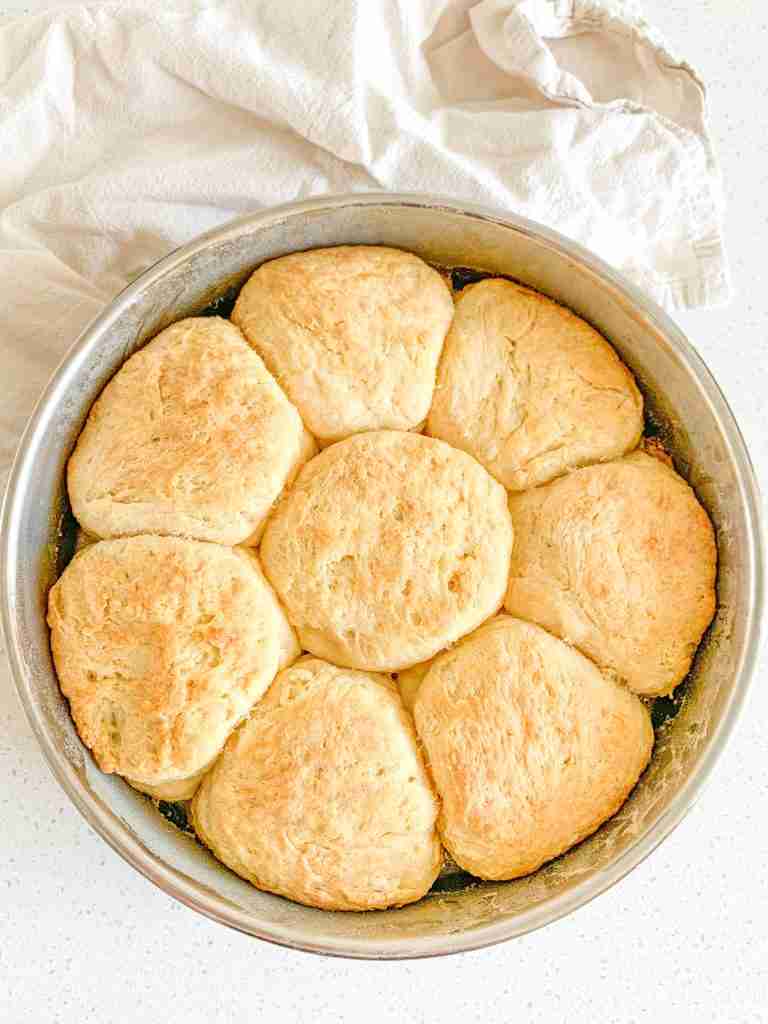 freshly baked sourdough angel biscuits
