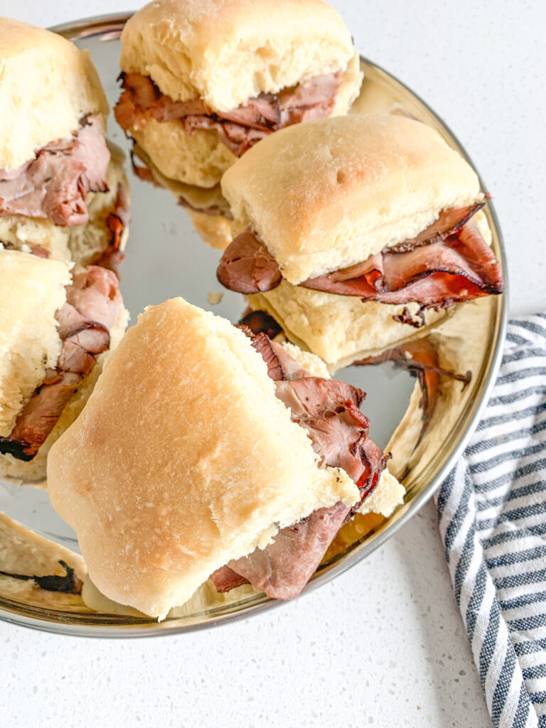 hawaiian rolls used as slider buns