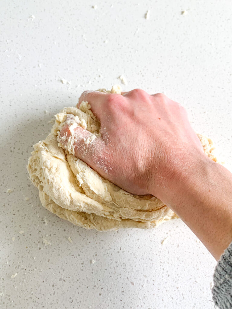kneading hawaiian roll dough