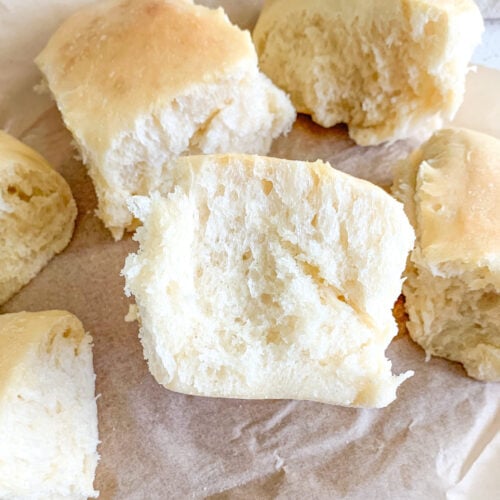 freshly baked sourdough hawaiian rolls