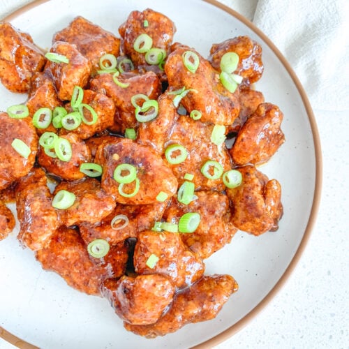 baked orange chicken inspired by panda express freshly made