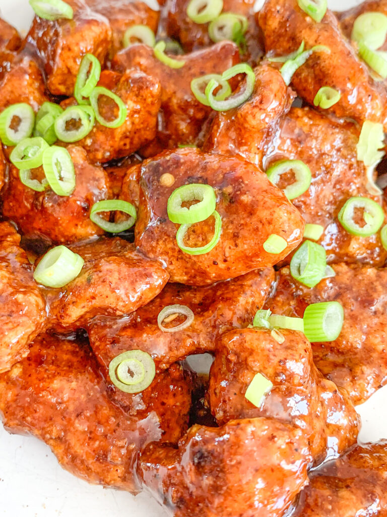 baked orange chicken inspired by panda express freshly made