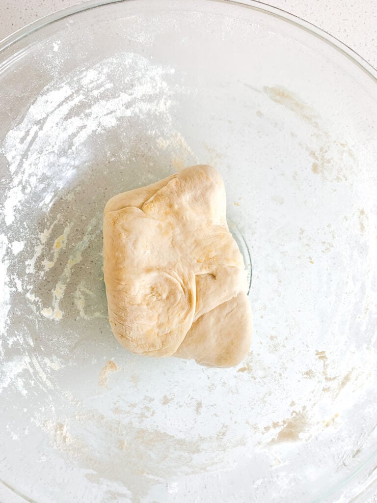 folded sourdough danish dough ready for chilling