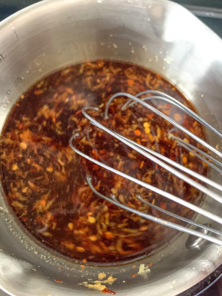 warming general tso's sauce