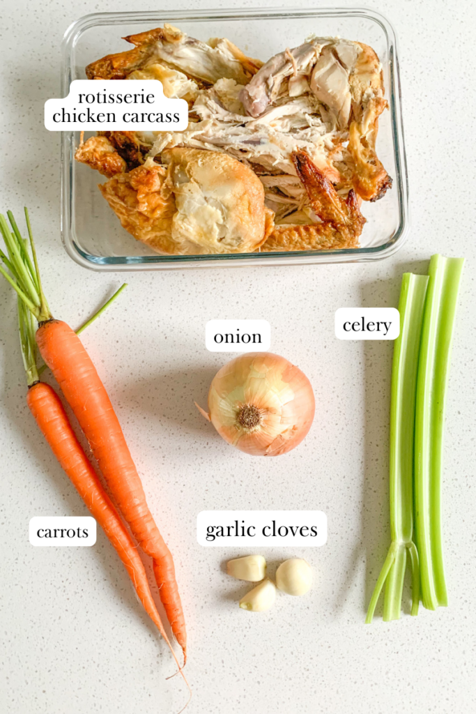 slow cooker rotisserie chicken stock labeled ingredients (1)