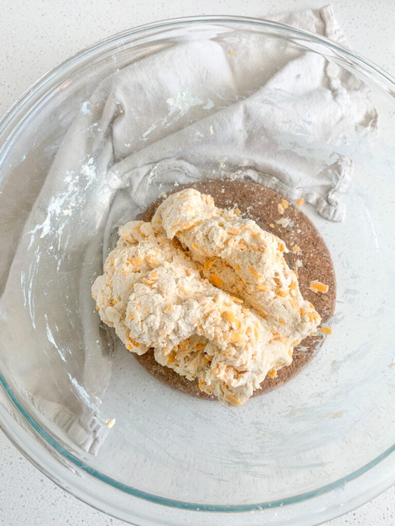 cheese straw dough ready for shaping