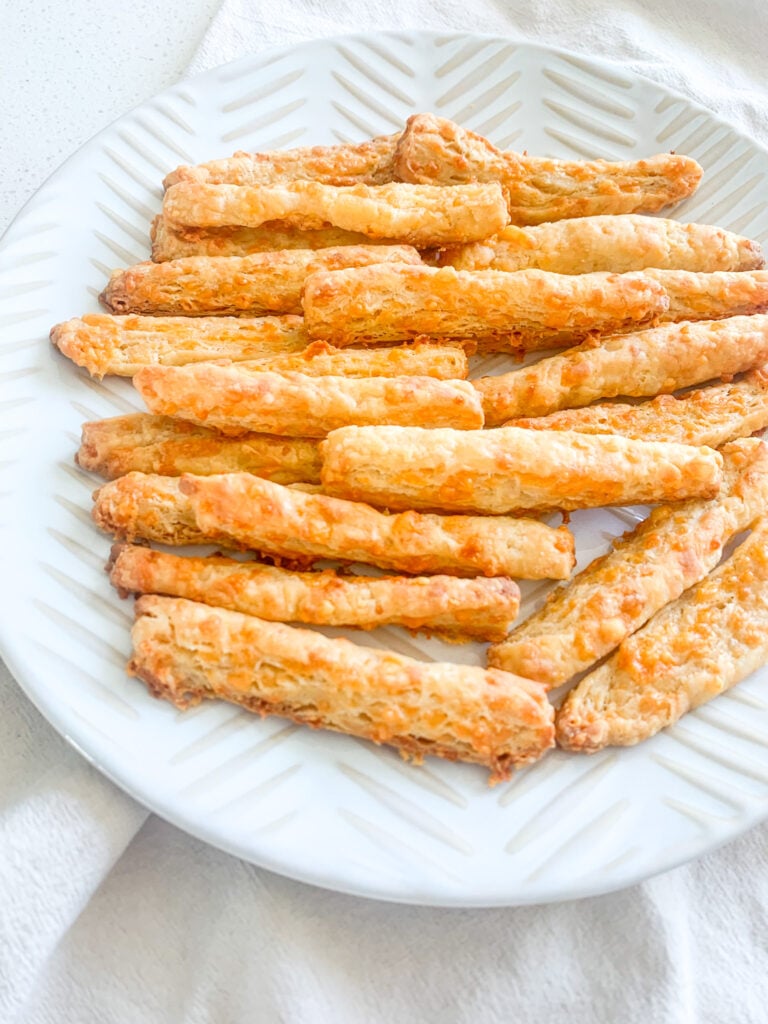 freshly baked sourdough southern cheese straws