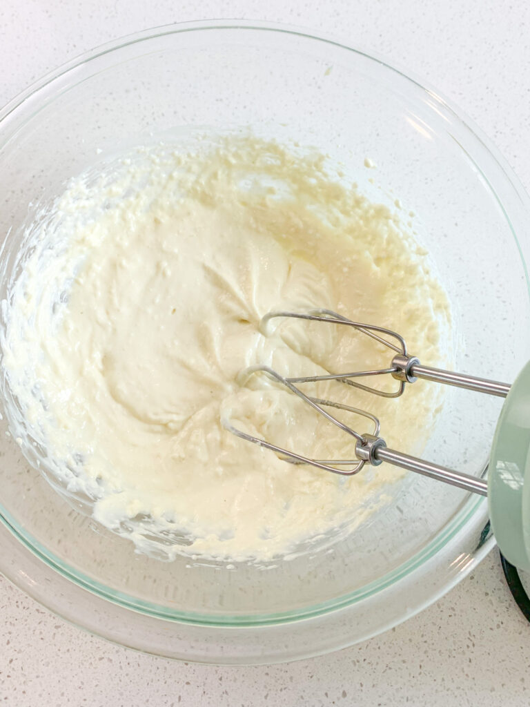 mixing base for pimento cheese