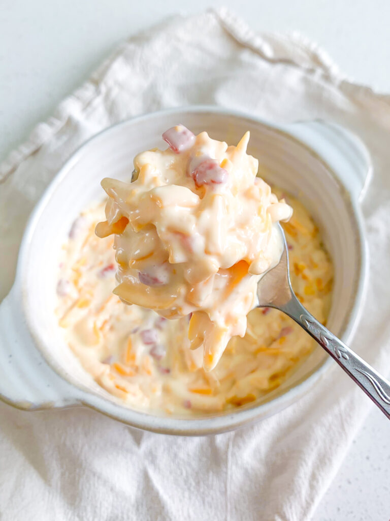 freshly made creamy Southern pimento cheese