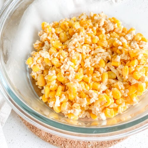 freshly cooked mexican street corn salad