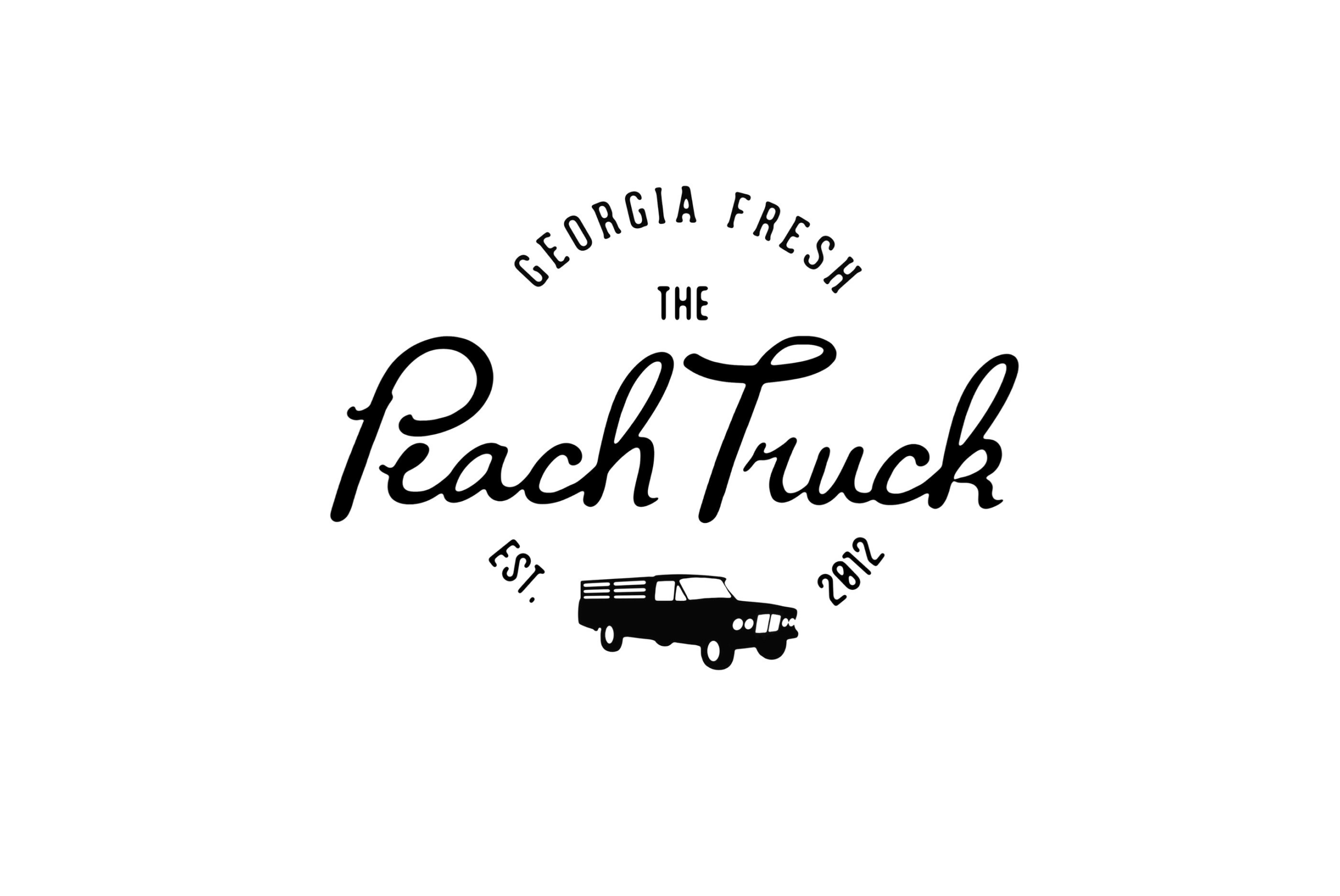 the peach truck logo