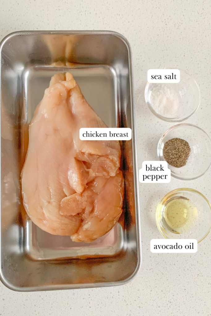 shredded BBQ chicken sandwich labeled ingredients