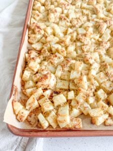 freshly baked zesty sheet pan chicken and potatoes