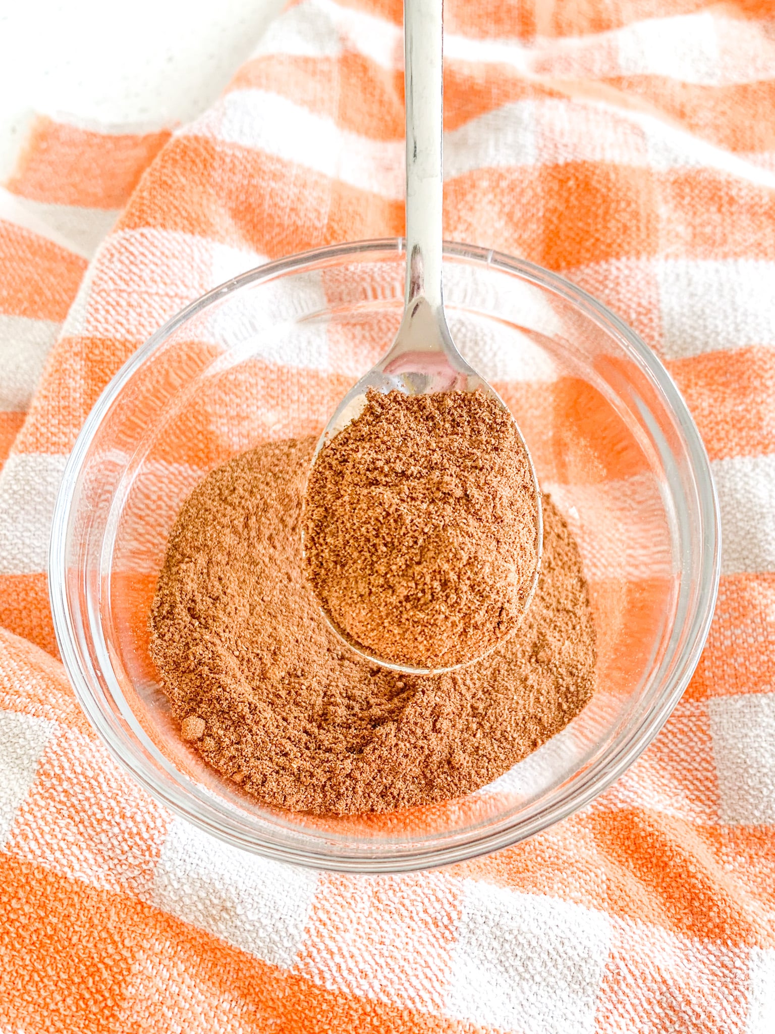 freshly mixed homemade pumpkin spice blend